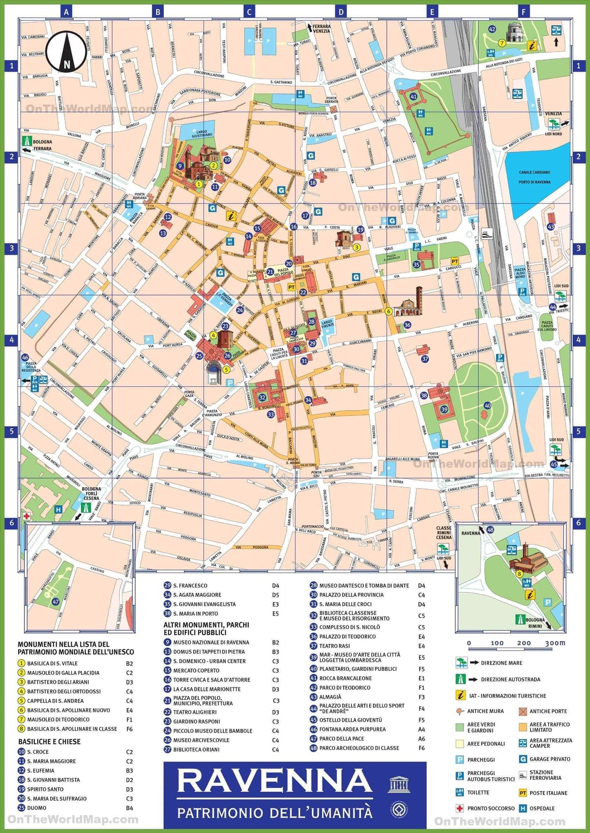 milan ý hấp dẫn, bản đồ