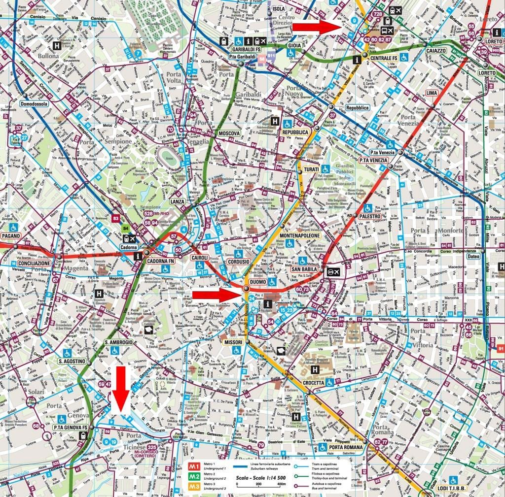 milan navigli bản đồ