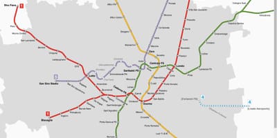 Bản đồ của máy atm milano trâm