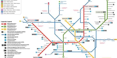 Bản đồ của lampugnano trạm xe buýt milan