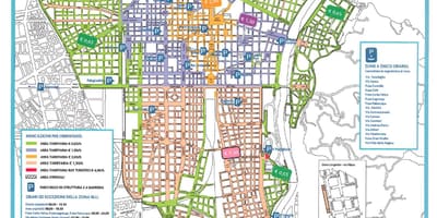 Bản đồ của milan bãi đậu xe 
