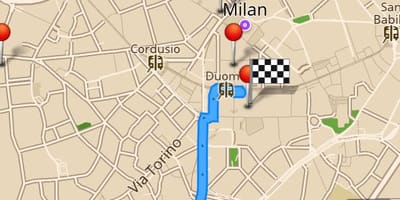 Bản đồ của milan ẩn