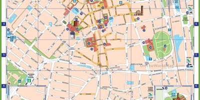 Milan ý hấp dẫn, bản đồ