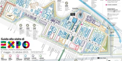 Bản đồ của milan hội chợ triển lãm