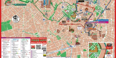 Milan hop trên đường bản đồ