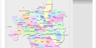 Bản đồ của milan huyện