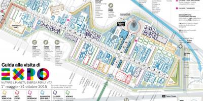 Bản đồ của milan hội chợ triển lãm