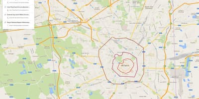 Bản đồ của vùng milan