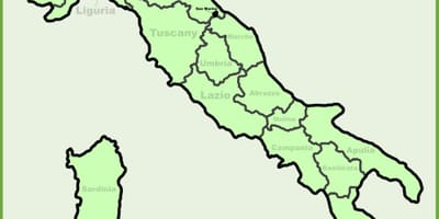Bản đồ của ý đang ở milan