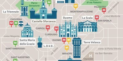 Milan cadorna bản đồ trạm